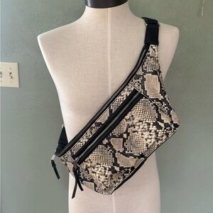 Call It Spring Snakeskin Pattern Crossbody Bag